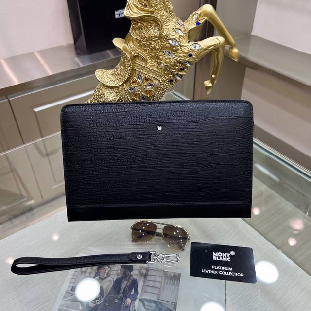 New Product: Montblanc International's latest clutch bag, not only beautifully d
