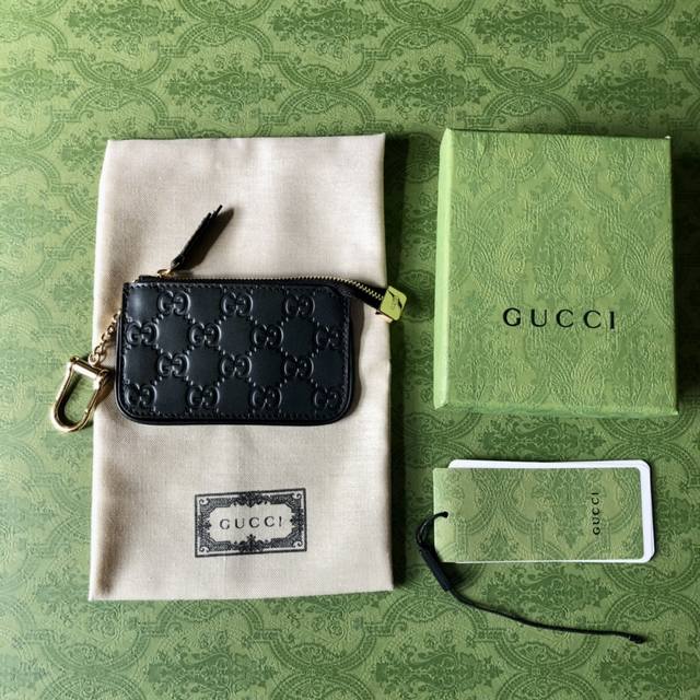 Top version original leather Gg brand new small coin purse ~ lipstick bag made o