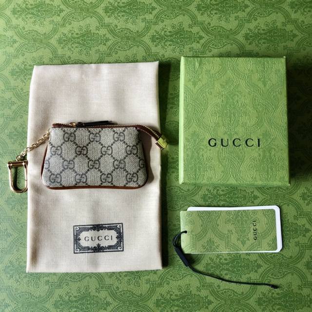 Top Edition Gg Brand New Small Coin Purse ~ Lipstick Bag Made of imported cowhid