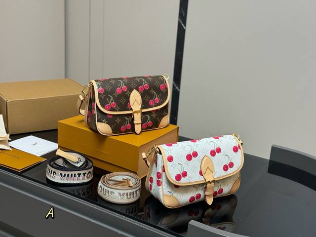 with folding box airplane box Lv baguette bag is so beautiful to wear. The doubl
