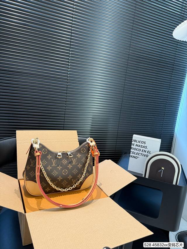 with airplane box folding box code chip Lv croissant bag vintage croissant bag c