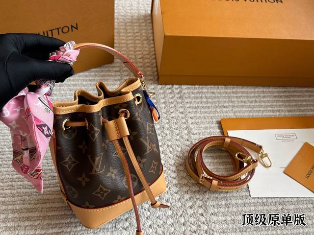 Original Size: 13*16cm New Nano Bucket Bag Noe Bucket Bag is super cute! Presbyo