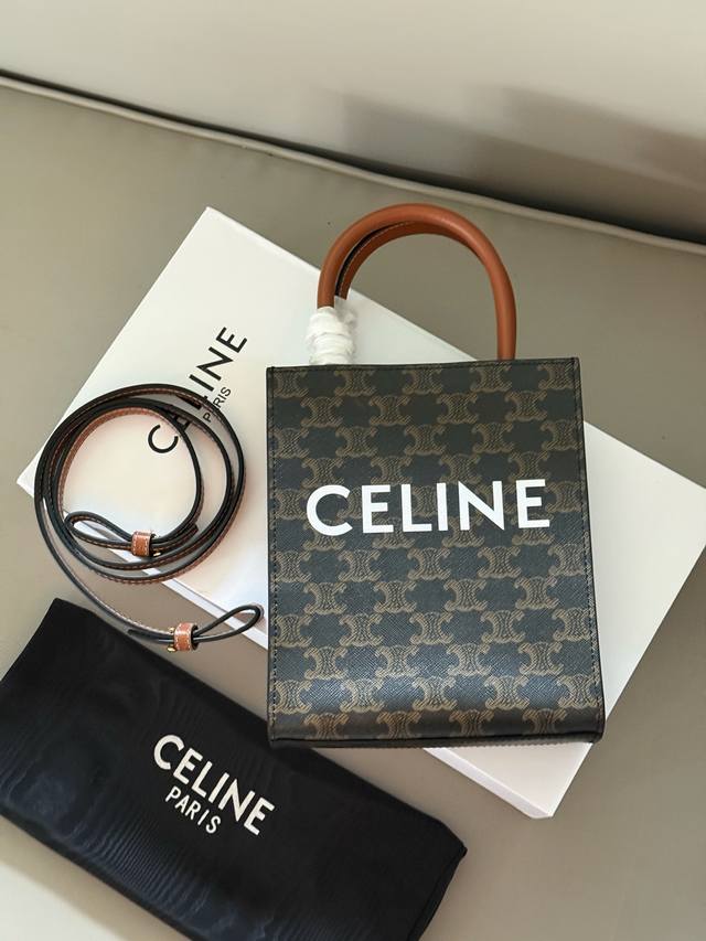 Original quality with box Size: 17*21cm Celine Mini Tote Presbyopia is durable,