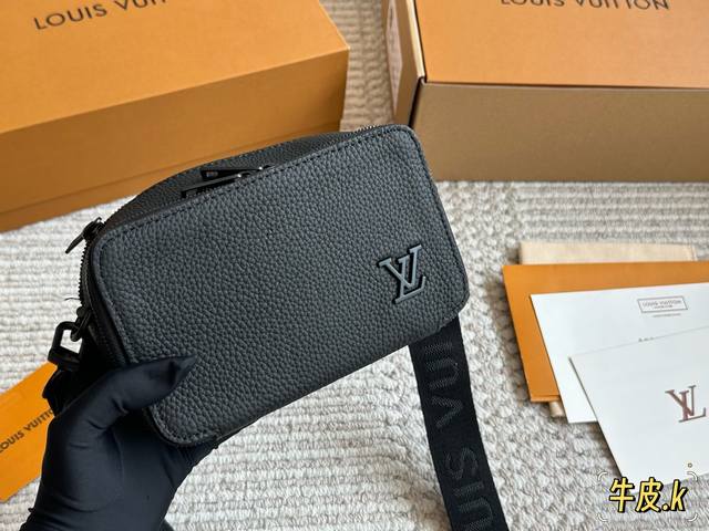 Lv's new Neo Alpha camera bag is crafted from soft Monogram Eclipse canvas in a
