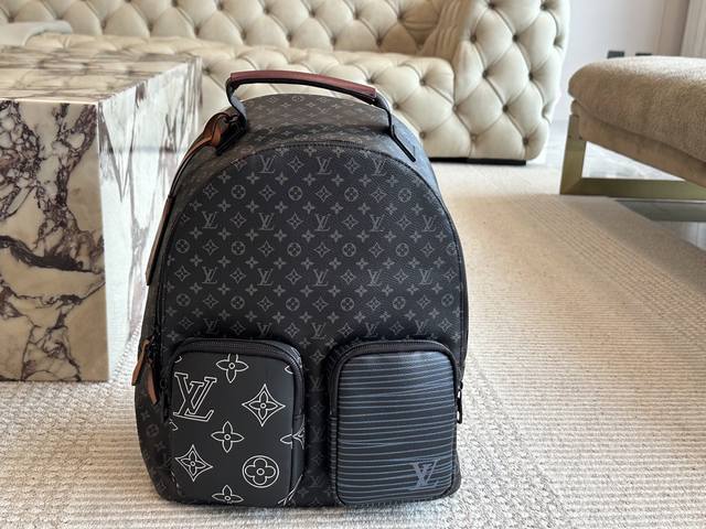 The latest L-brand backpack features a high-definition hardware logo, a dedicate