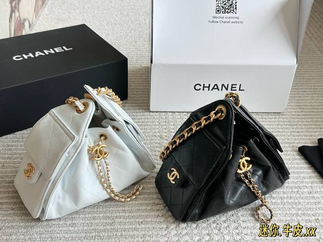 Mini Caviar Leather Chanel 25S Hobo with Case. This is a truly stunning Chanel 2