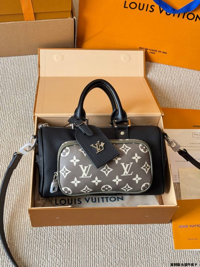 Replica First-Grain Cowhide Louis Vuitton 2025 Early Spring. As a classic Louis