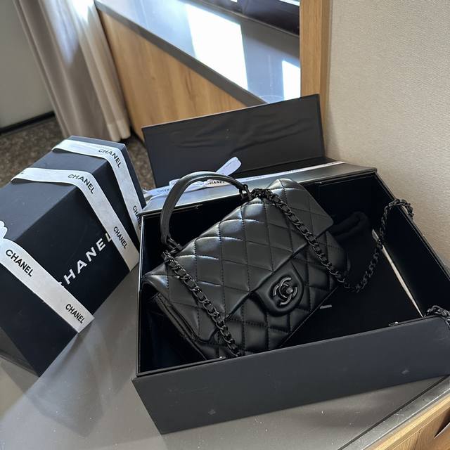 foldable gift box, official website airplane box, Chanel Mini Cf Handle. The Cf