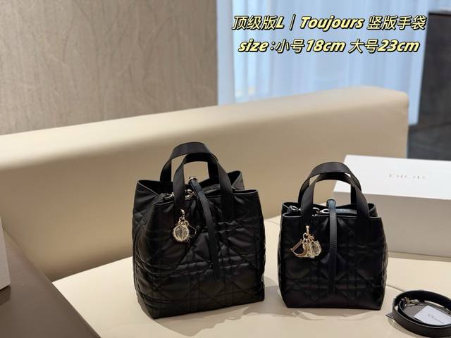 Dior Toujours vertical handbag with box. I personally think the shape of this su
