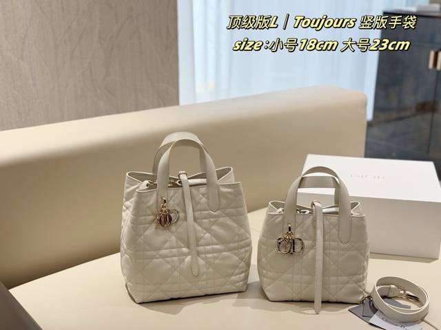 Dior Toujours vertical handbag with box. I personally think the shape of this su