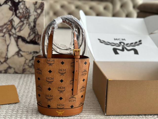 Box Size: 20 15Cmmcm New product is here~Mcm's new bucket bag has a high-end fee