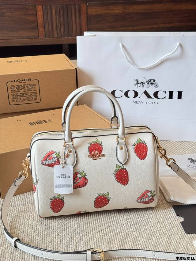 leather version of the Coach Mini Rowan new Coach original pillow bag, Ykk origi