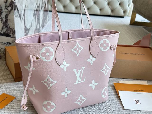 Lv Neverfull Shopping Bag N41605Lv, a classic signature bag, boasts a spacious d