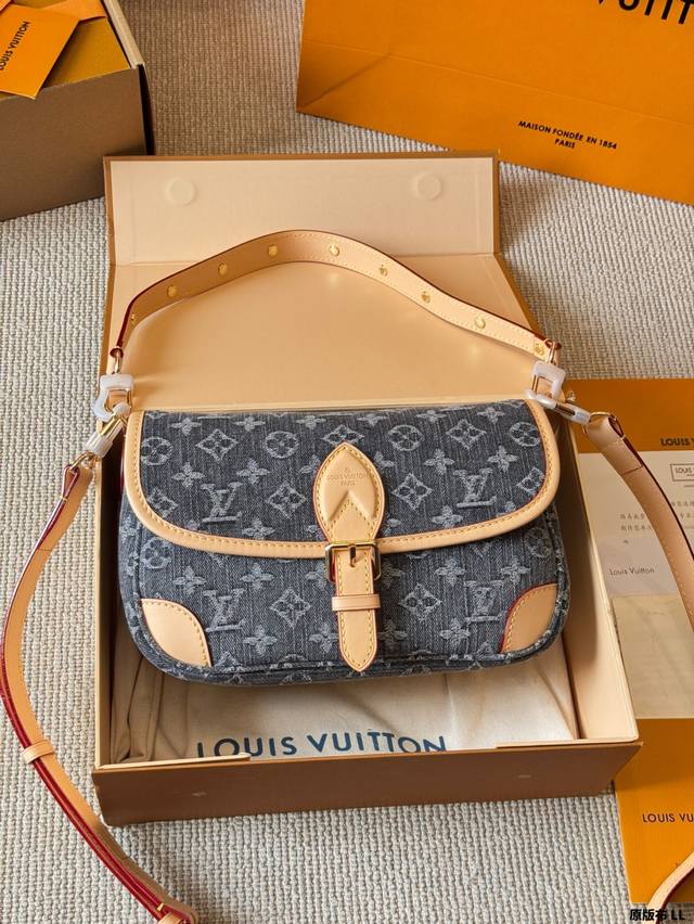 Original denim Lv Louis Vuitton | Denim Diane Baguette Bag Lv Baguette Diane is