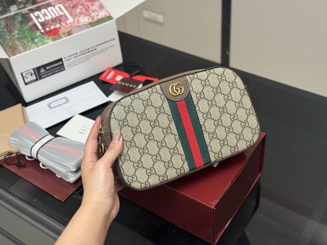 with folding box airplane box Gucci simple old flower camera bag, no overly fanc