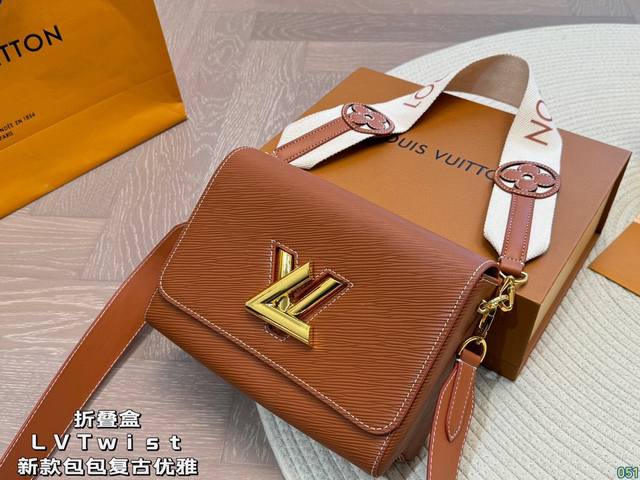 folding box original hardware belt Lvlogolv Twist new retro elegance timeless cl