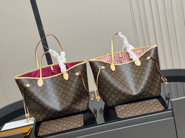 with folding box (size: 32mm base x 28mm height) Cmlv Neverfull medium shopping