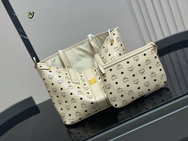 Beige with airplane box Size: 34*30cm I really think it looks great! Simple Mcm