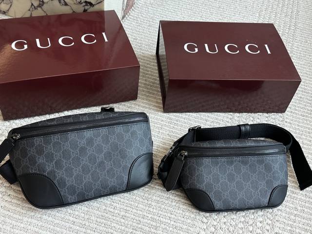 same price, full set, new GG chest and waist bag, imported cowhide fabric, high-