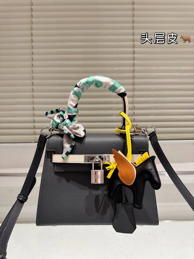 Top-grade original single-layer cowhide Hermes original cowhide big-ear Kelly is