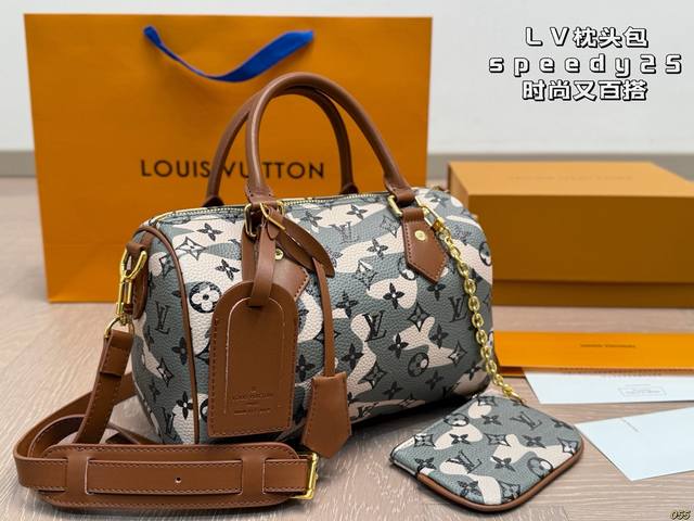 Lv pillow bag Speedy is fashionable and versatile with a unique artistic atmosph