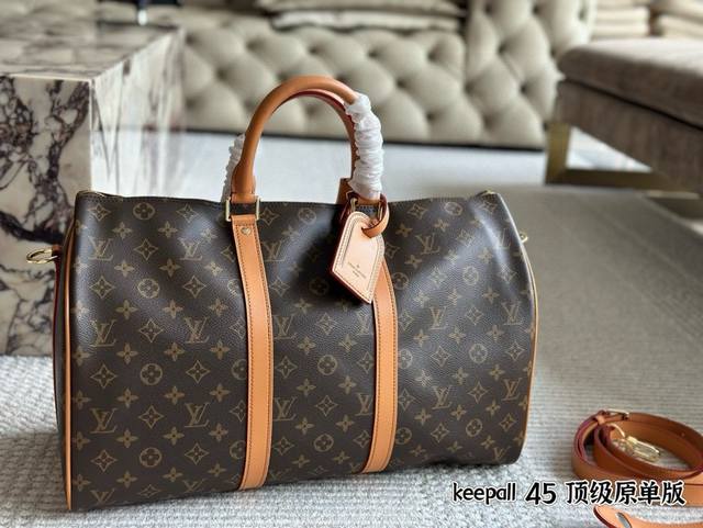 Unboxed Size: 45*27Cml Home Old Flower Travel Bag Out! Keepall 45 travel bag has