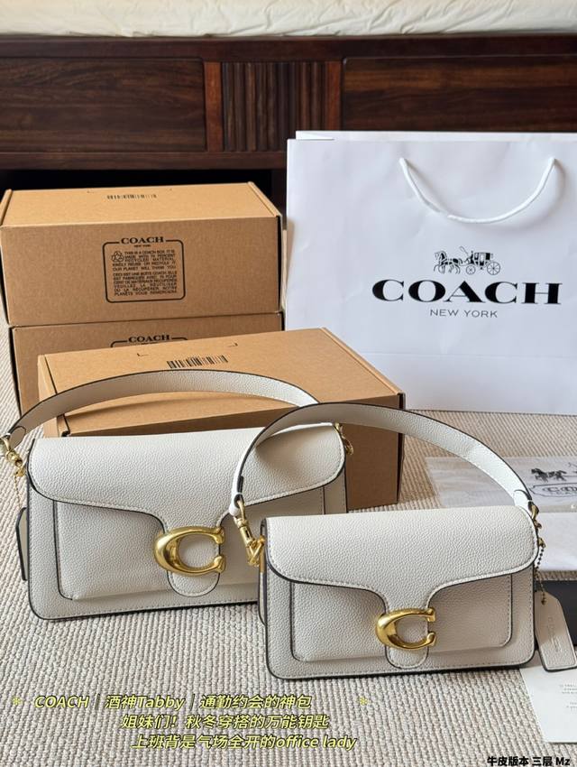 Cowhide version of the three-layer new Tabby three-layer Dionysus bag Coach Dion