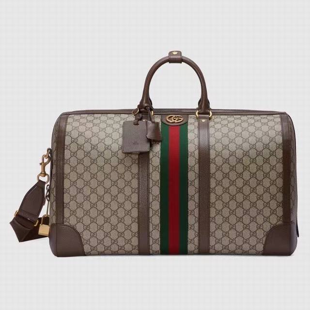 Original leather running price Large Gucci Savoy Medium Duffle Bag Style No. 724