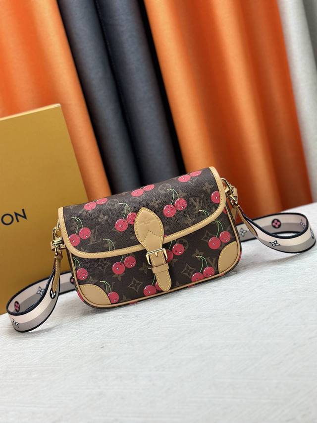 Official latest model, matching pattern, monogram, white cherry, Nanospeedy, M45