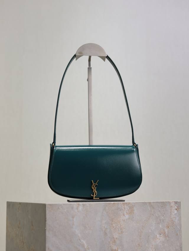 Turquoise Green New Voltaire Mini Underarm Bag The simple half-moon design and u