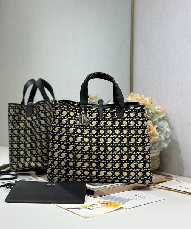Dior Toujours Handbag Large Size with Embroidered Quilting] with Latest Matching