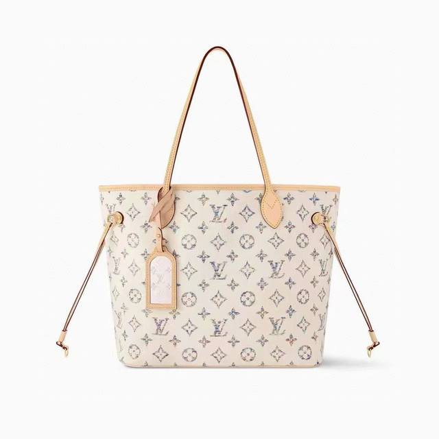 Top Original M24905 White Neverfull Mm Bag This spacious Neverfull Mm bag is par