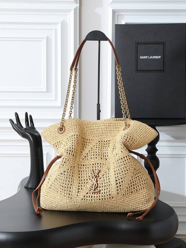 Exclusive background, apricot braided gold Jamie's new 4.3 raffia Jamie Shoppin