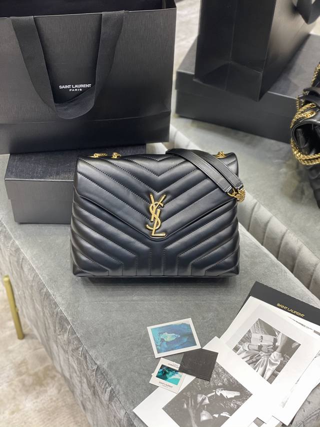 32cm Original leather version with packaging Loulou Y-shaped shoulder bag. The w