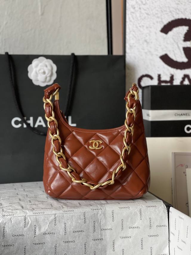 Top-grade original French high-end custom product Chane1 Chane124A underarm bag