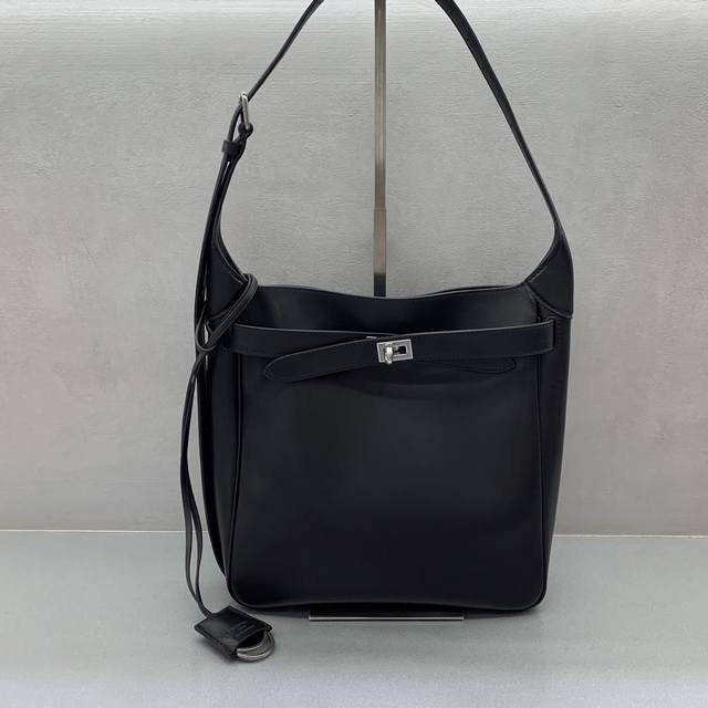 Small black with silver buckle The new Bel Air Hobo debuted in Balenci's winter