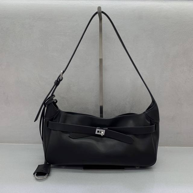 Parisian House Small Underarm Bag with Black Silver Buckle * The new Belair sho