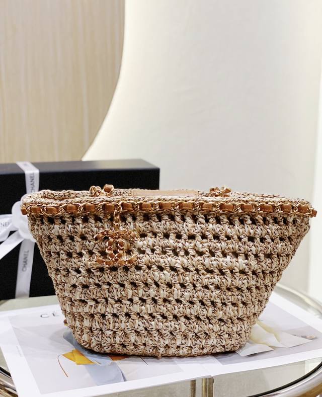 22P Vegetable basket straw bag Size: 36X20X12 cm This woven vegetable basket bag