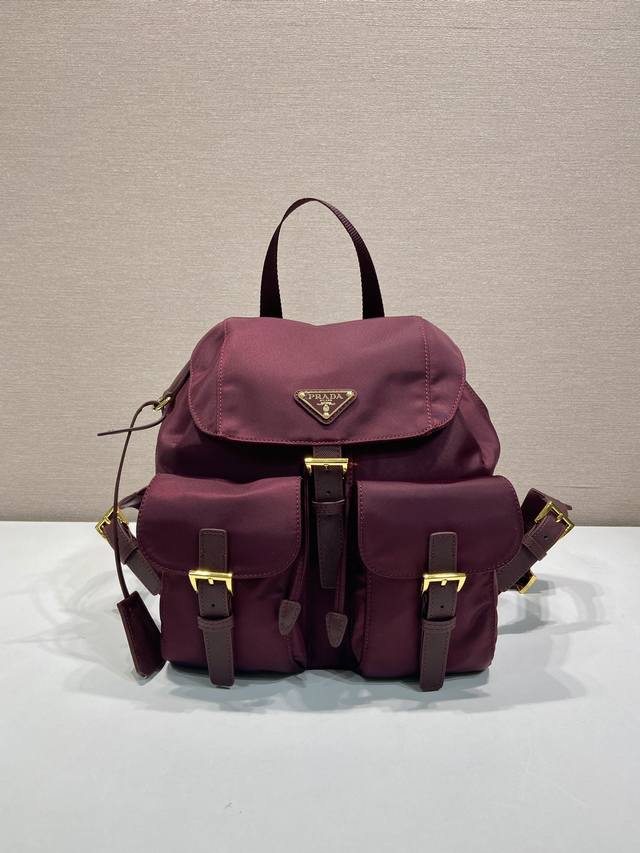 Premium original factory packaging with gold buckle classic backpack 1Bz677 gol
