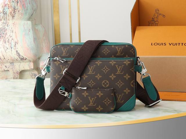 Top-quality original, original, and genuine photos of the M12766 green monogram
