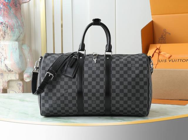 Top-quality original, original, and genuine photos. N41418 Black Keepall 50 Tra