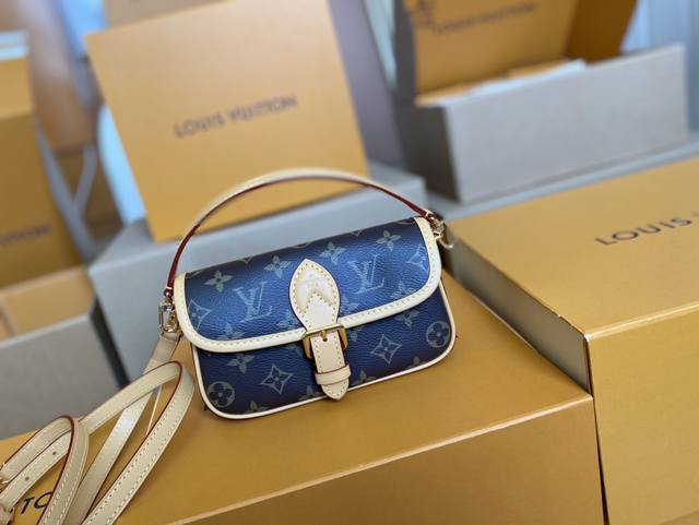 Top-grade original M83566 This Nano Diane bag embodies the classic Diane shape,