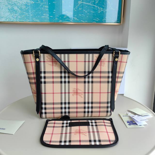 Original order gets 80 off! Burberry's most classic mother-of-pearl shopping ba