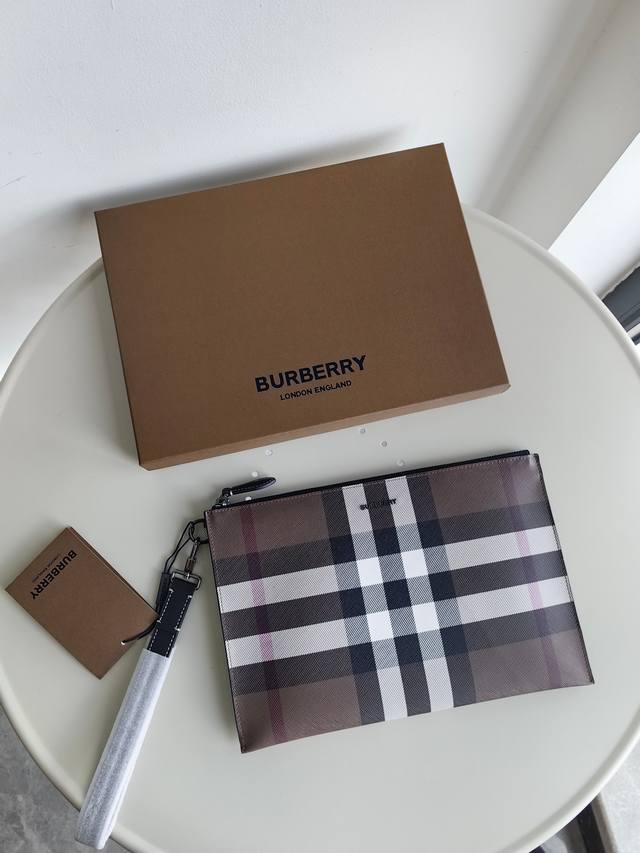 Order and get 80 off. Burberry Burlondon check zipper storage bag is made of im