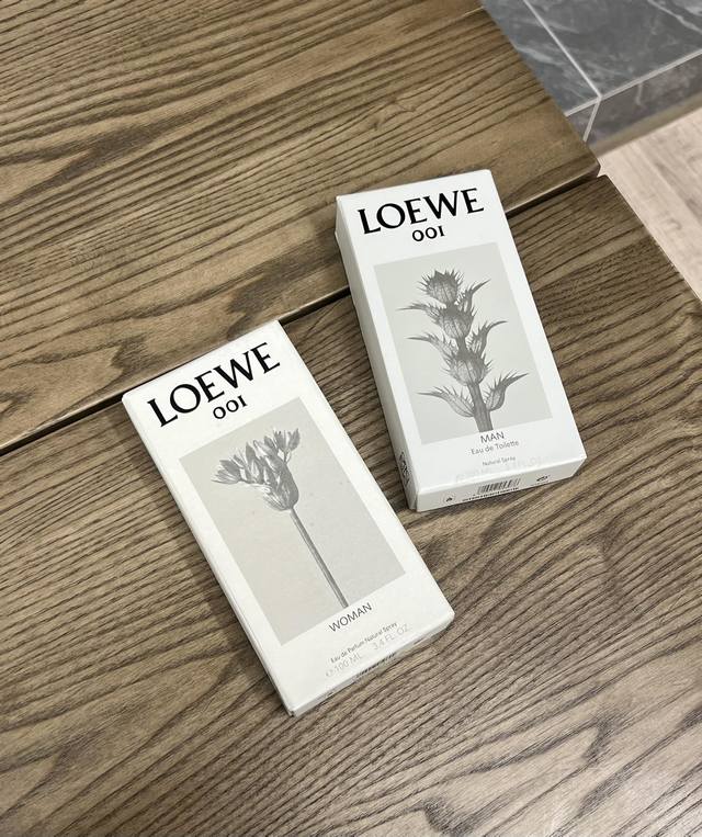 Original quality Loewe's "001 Man & Woman" couple's fragrance collection, "After