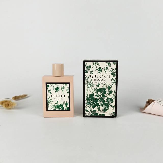 Original quality Real shot Gucci 2018 new Gucci Bloom Green Floral Water Women'