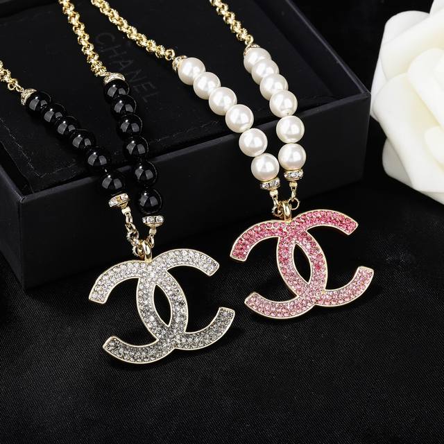 Chanel new necklace counter synchronous new double C necklace exquisitely craft