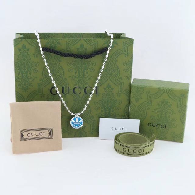 Gucci G-House Collaboration Adidas Pendant Bead Necklace The Adidas x Gucci coll