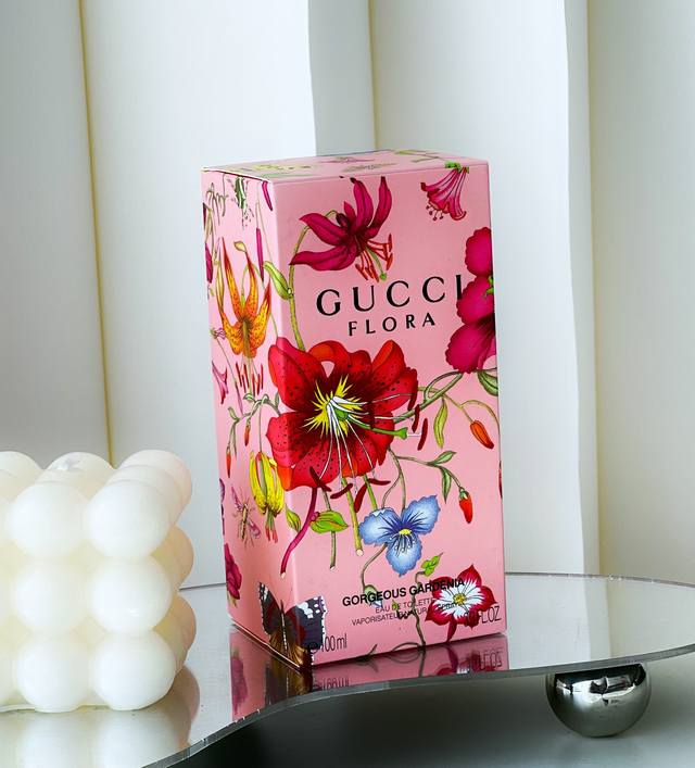 Original quality "Gucci" Flower Dance Gorgeous Gardenia Fragrance Women's Fresh