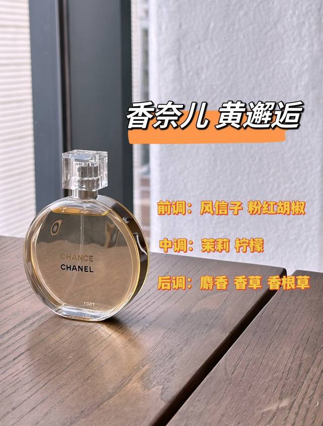 Original quality Chanel Chance Yellow The exquisite independent woman traveling
